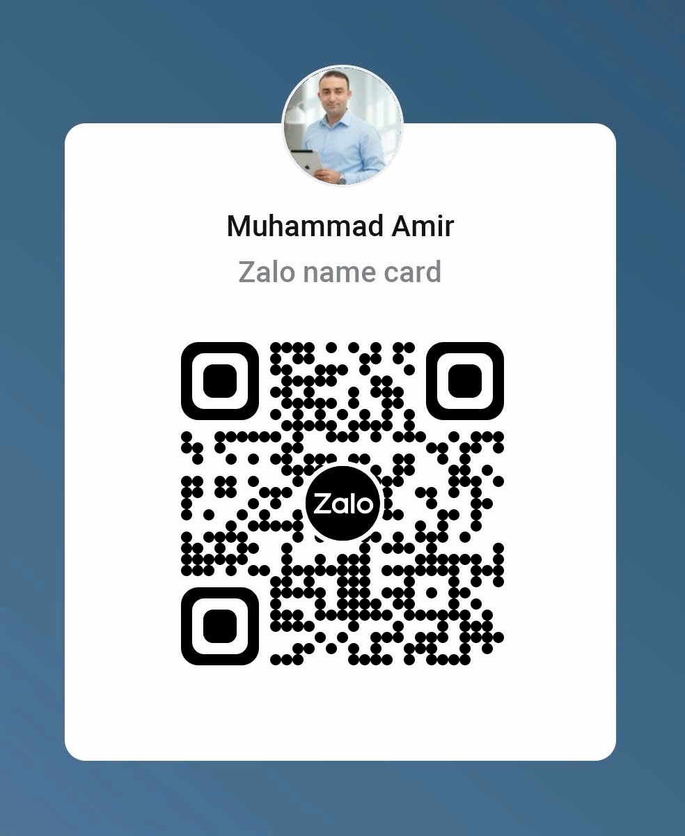 Zalo QR code for Muhammad Amir Shahzad
